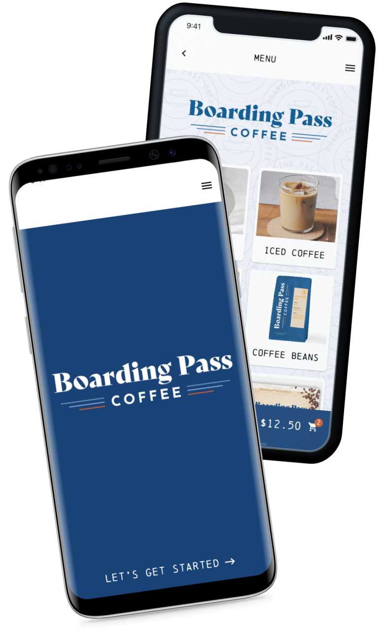 Boarding Pass Coffee App