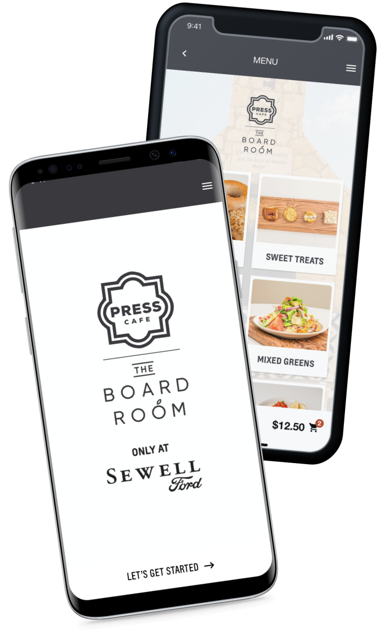Press Cafe app