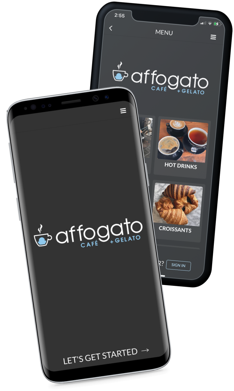 affogato cafe + gelato