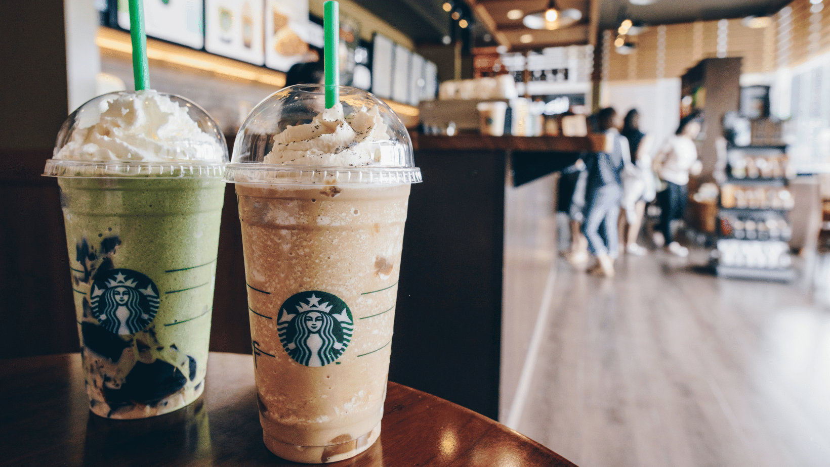 Starbucks frapuccinos