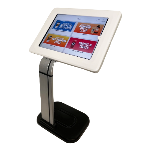 A kiosk on a stand