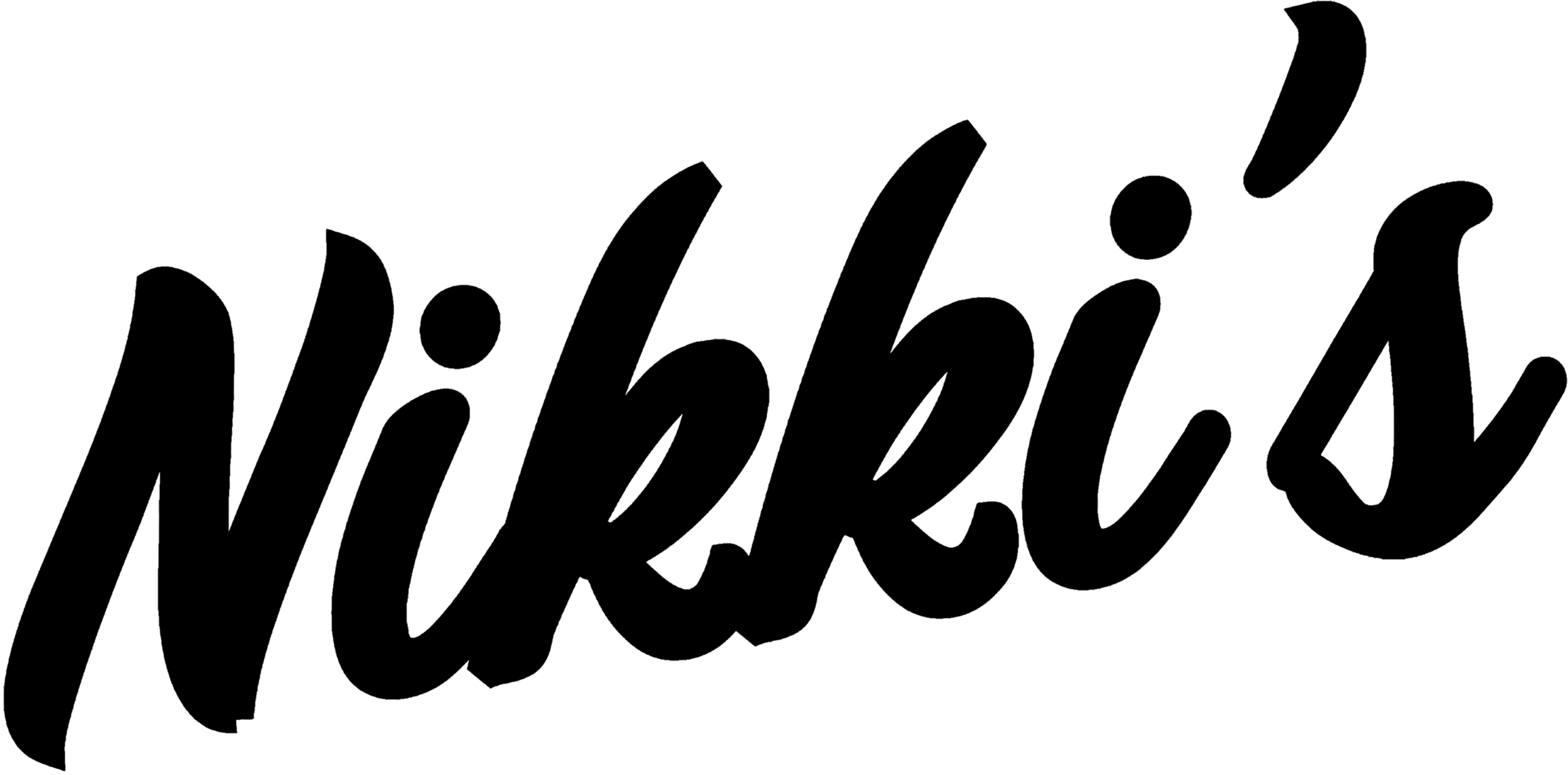 Nikki’s Primary Logo – black