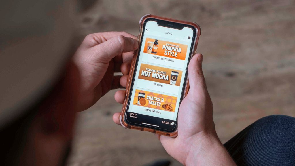 Rook Coffee's app. 