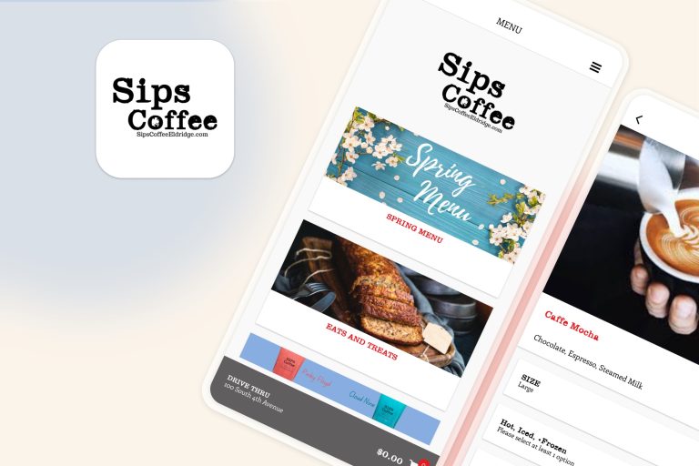 Sips Coffee