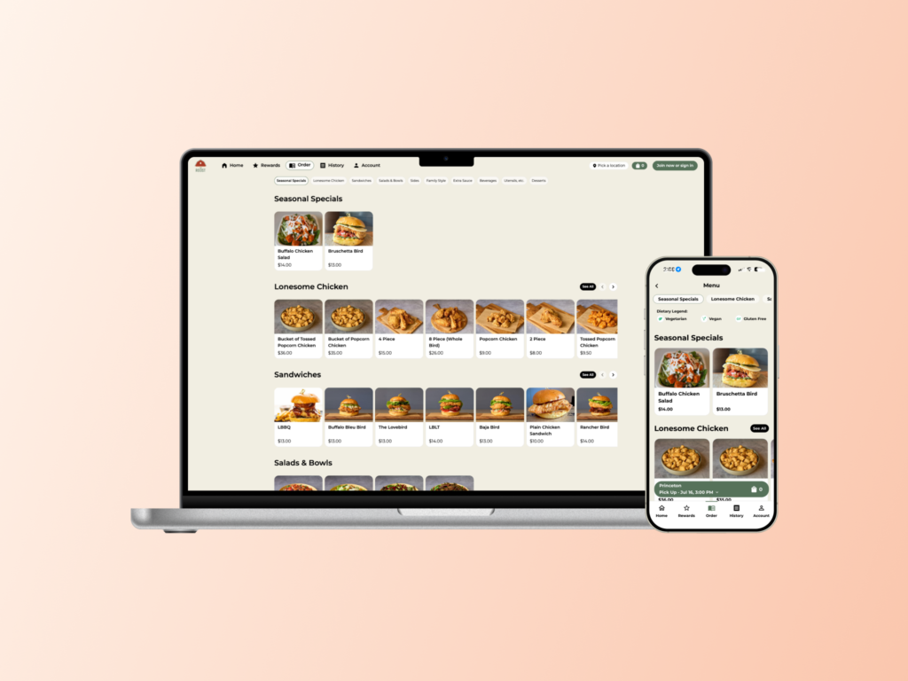 Online Ordering – Roost