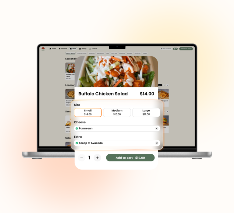 Order Modifications Web – Mobile