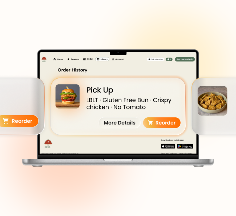 Reorder Web – Mobile