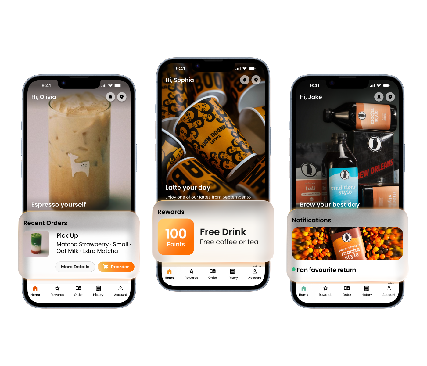 app homepage designs